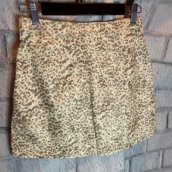 Free People Printed Fake Out Skirt - Picture 5 of 6